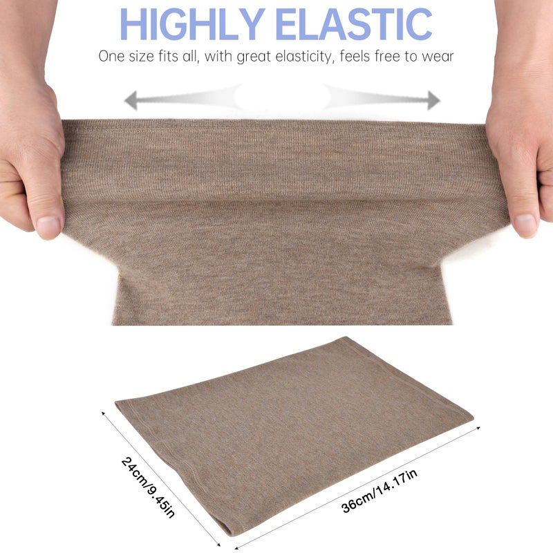 EXski Winter Neck Gaiter Warmer, Soft Fleece Face Mask Scarf for Cold Weather Skiing Cycling Outdoor Sports Brown - Image 3